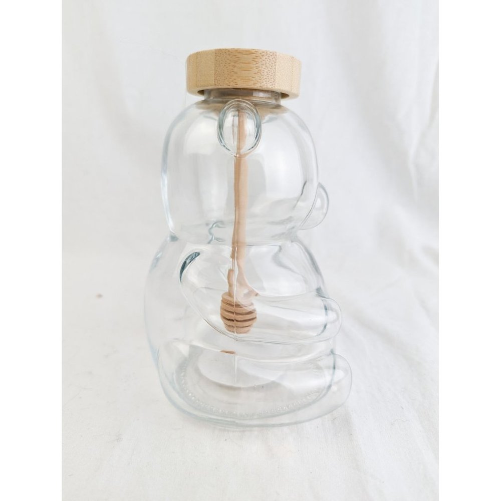 Target Bullseye's Playground Clear Glass Bear Honey Dipper Decorative Jar - Picture 3 of 3